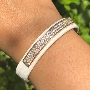 Simple Elegant Pave Wrap Bracelet